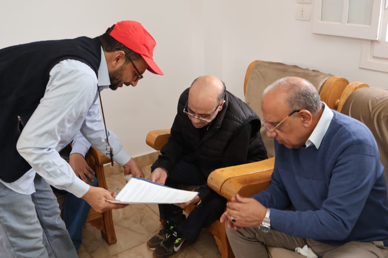 وزير الكهرباء يتفقد سير العمل بالمركز الحقلي بجنوب سيناء