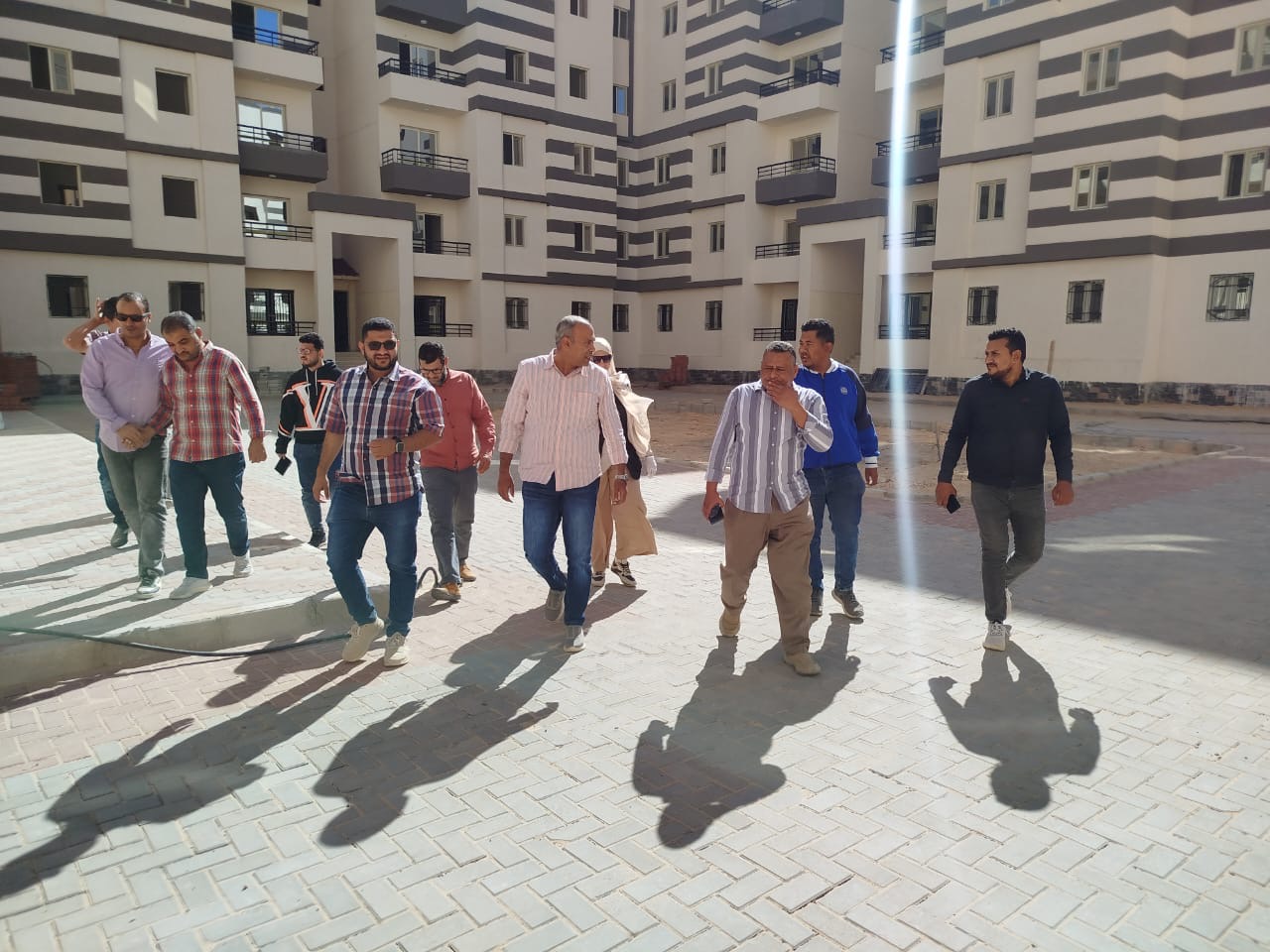 مسئولو جهاز مدينة حدائق أكتوبر يتفقدون وحدات مبادرة سكن لكل المصريين