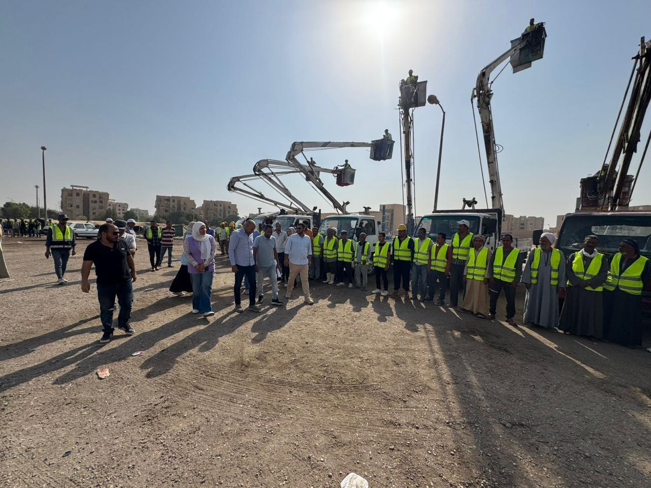 مسئولو الإسكان يتابعون التجهيزات الخاصة بفصل الشتاء بالمدن الجديدة