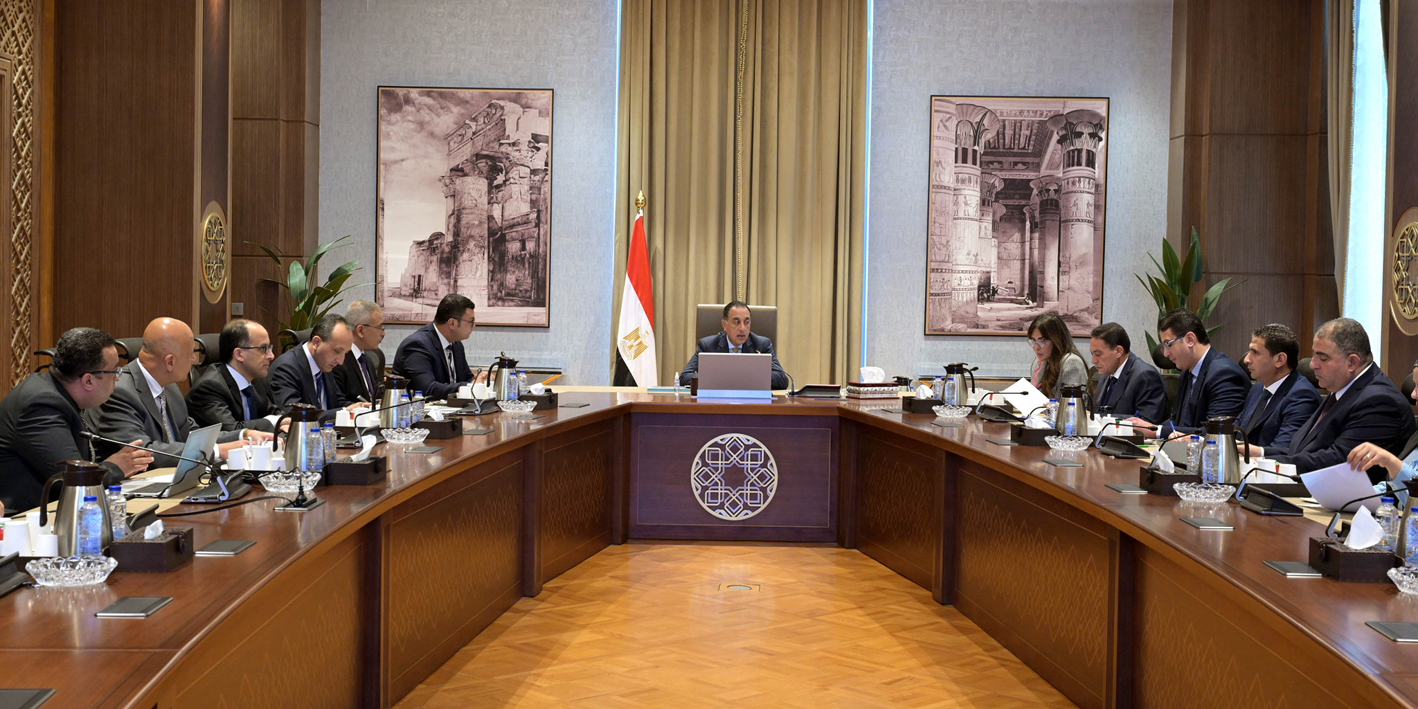 رئيس الوزراء يتابع تطور الأعمال بجزيرة الوراق