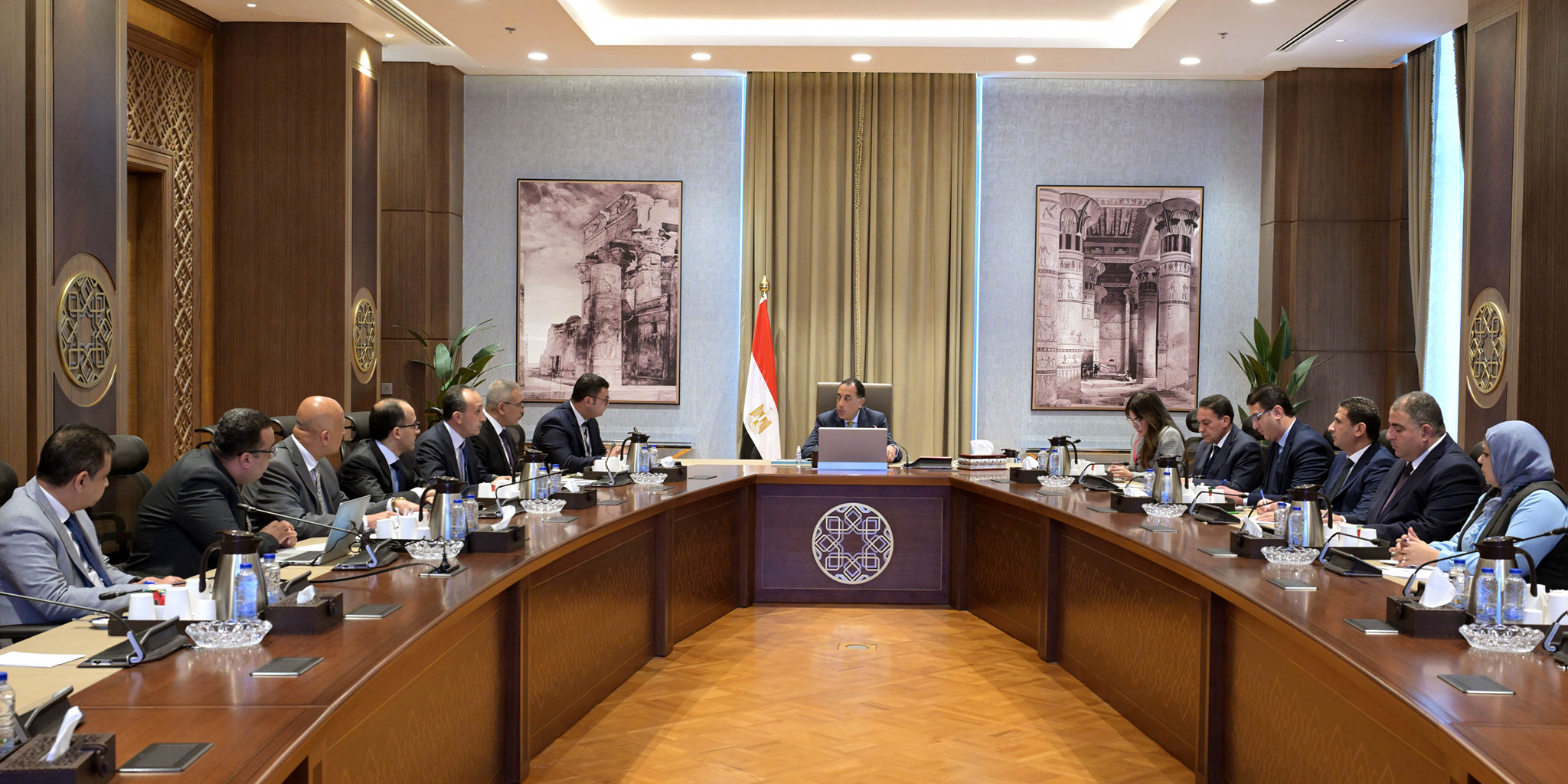 رئيس الوزراء يتابع تطور الأعمال بجزيرة الوراق