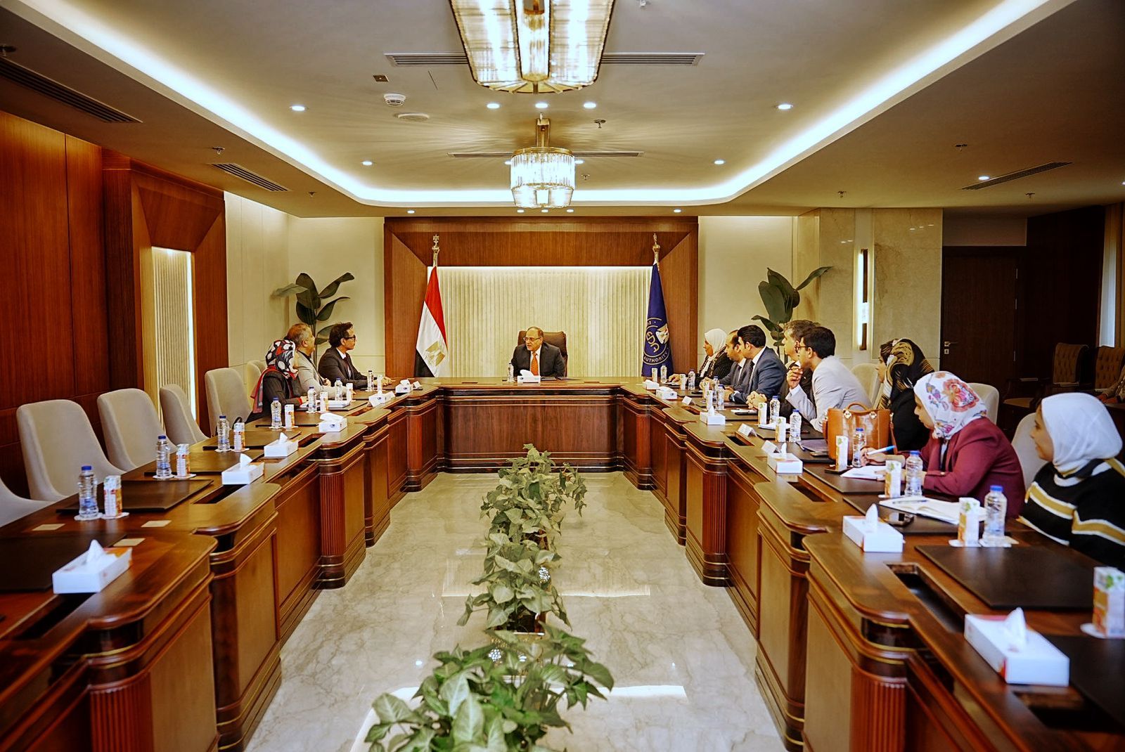 رئيس هيئة الدواء المصرية يلتقي ممثلي صن فارما