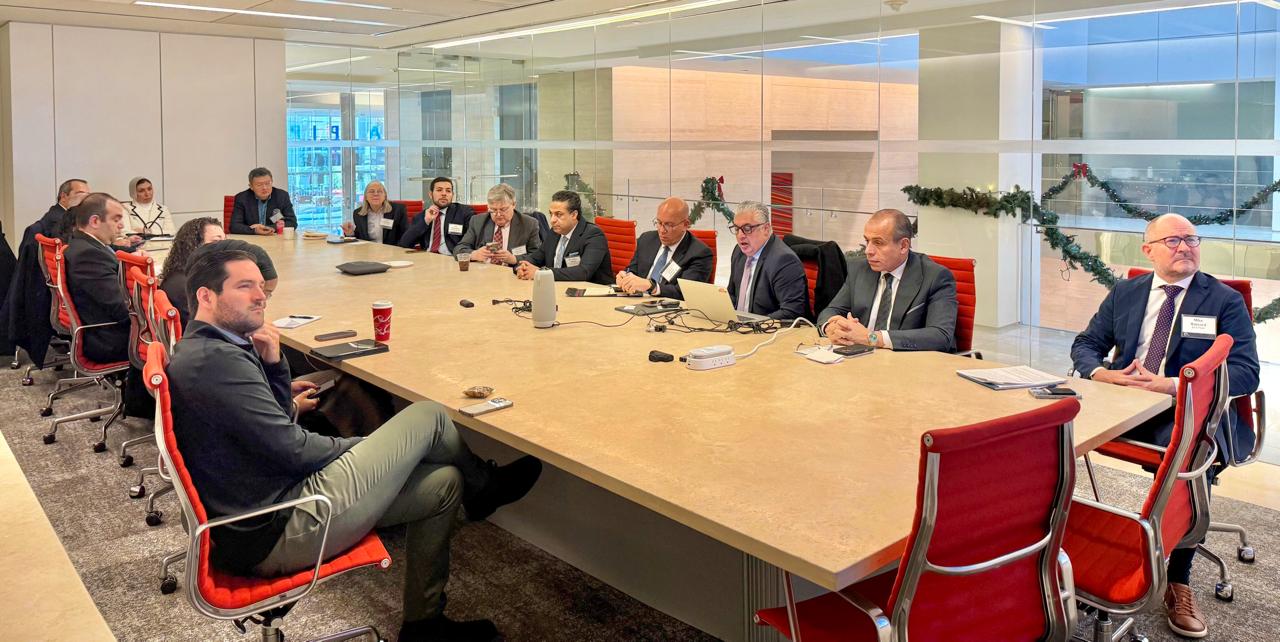  وليد جمال الدين يجتمع مع مسؤولي شركة ميرك Merck