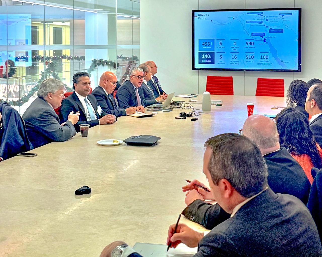  وليد جمال الدين يجتمع مع مسؤولي شركة ميرك Merck