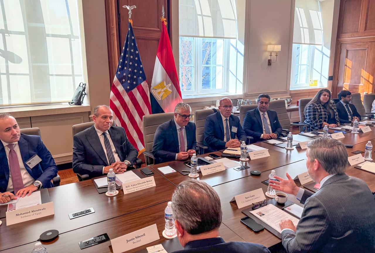  وليد جمال الدين يجتمع مع مسؤولي شركة ميرك Merck