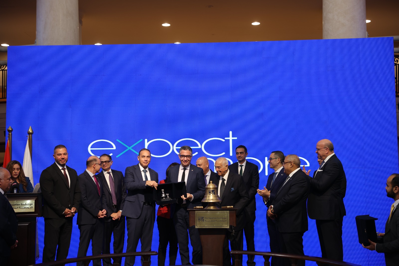 البورصة المصرية تنظم فعالية قرع الجرس