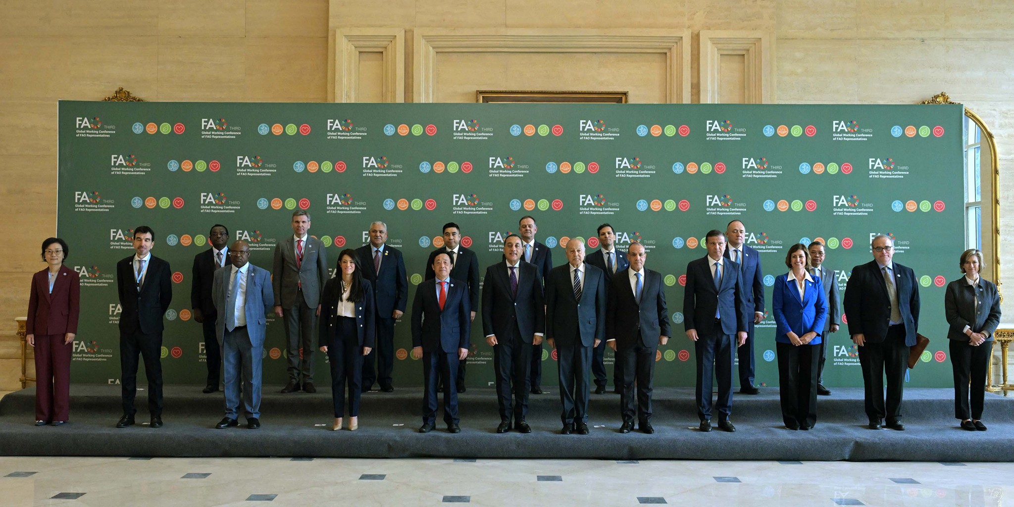 رئيس الوزراء يشهد افتتاح المؤتمر العالمي الثالث لممثلي منظمة الأمم المتحدة للأغذية والزراعة