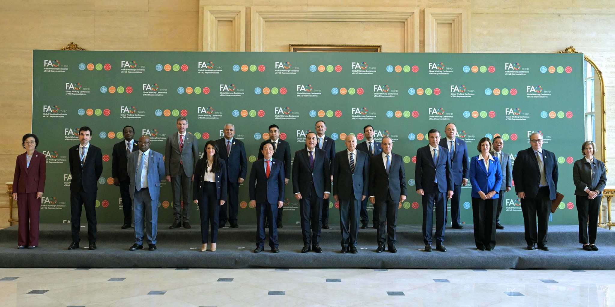 رئيس الوزراء يشهد افتتاح المؤتمر العالمي الثالث لممثلي منظمة الأمم المتحدة للأغذية والزراعة