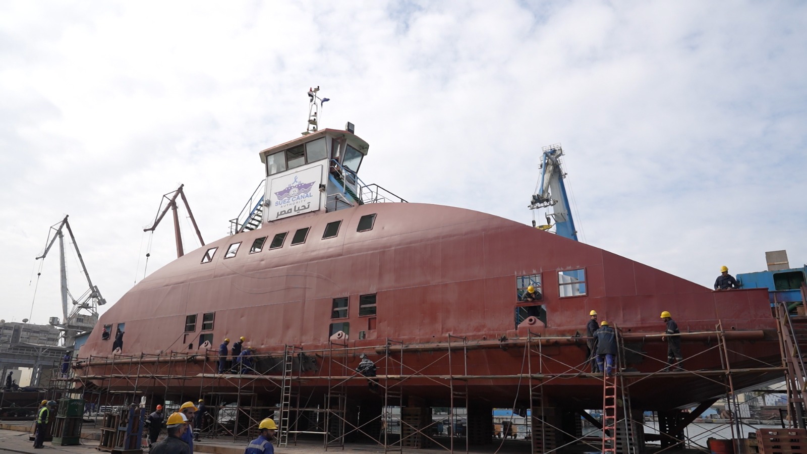 أسامة ربيع ومحافظ بورسعيد يتفقدان بعض المشروعات بالمحافظة