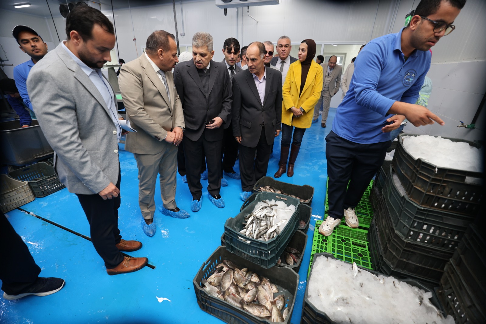 أسامة ربيع ومحافظ بورسعيد يتفقدان بعض المشروعات بالمحافظة