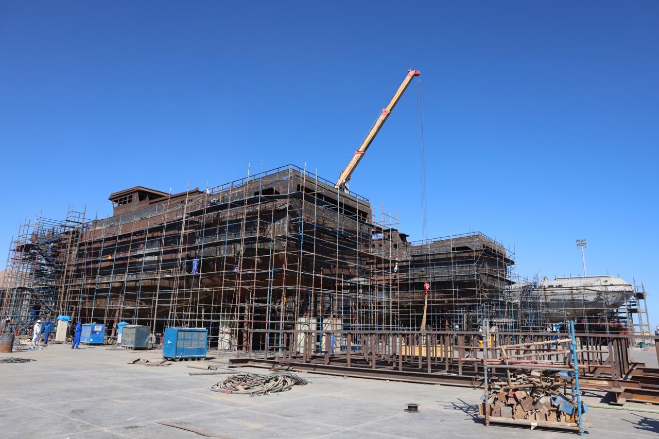 أعمال بناء الوحدات البحرية