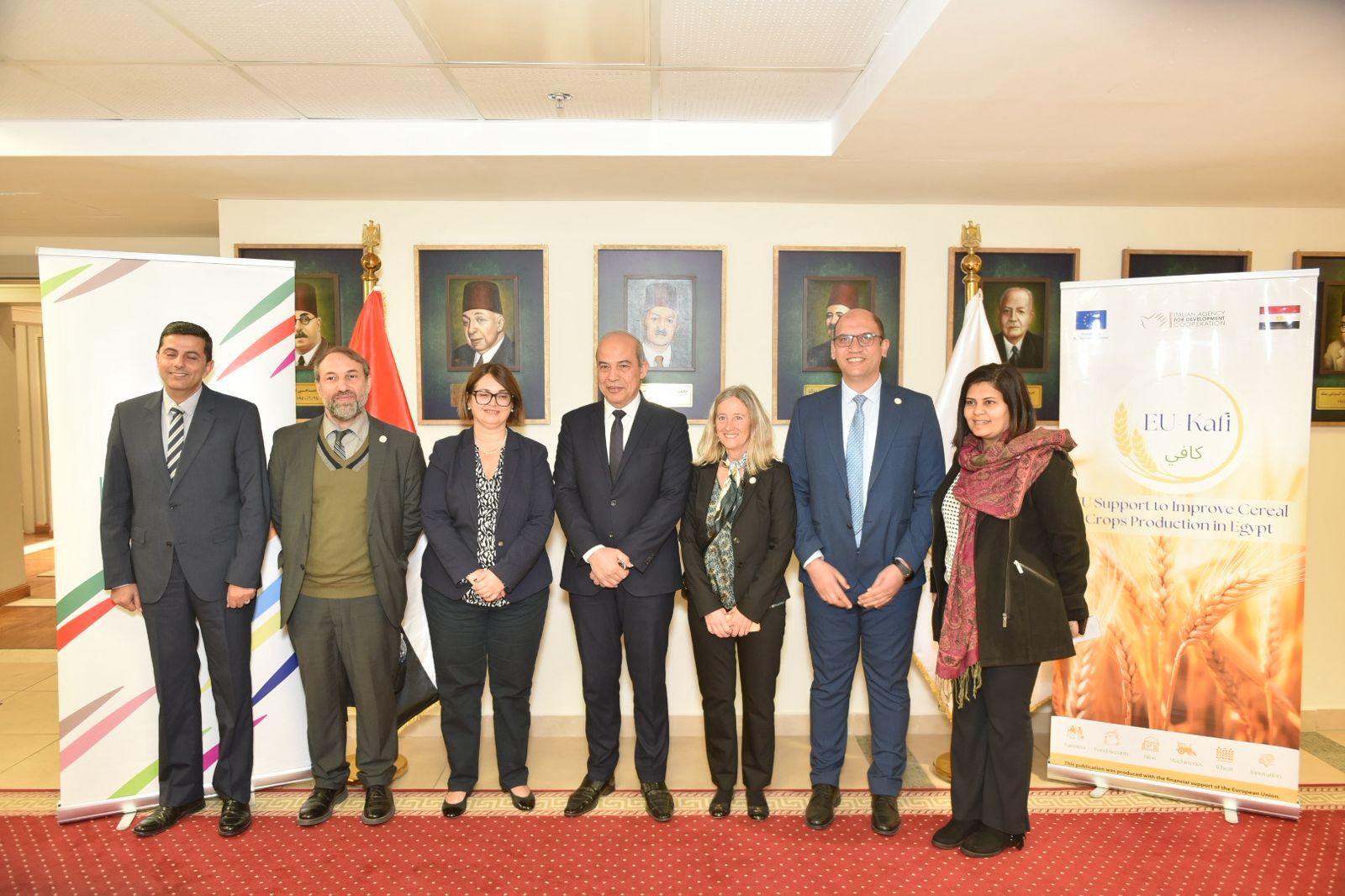 بروتوكول تعاون بين الشركة القابضة للصوامع والوكالة الإيطالية للتعاون من اجل التنمية