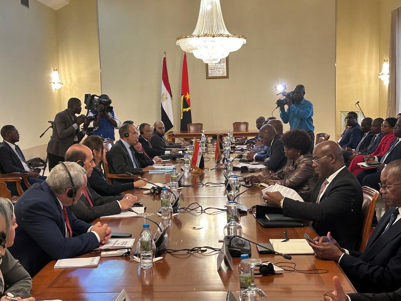 انعقاد الدورة الأولى للجنة المشتركة بين مصر وأنجولا