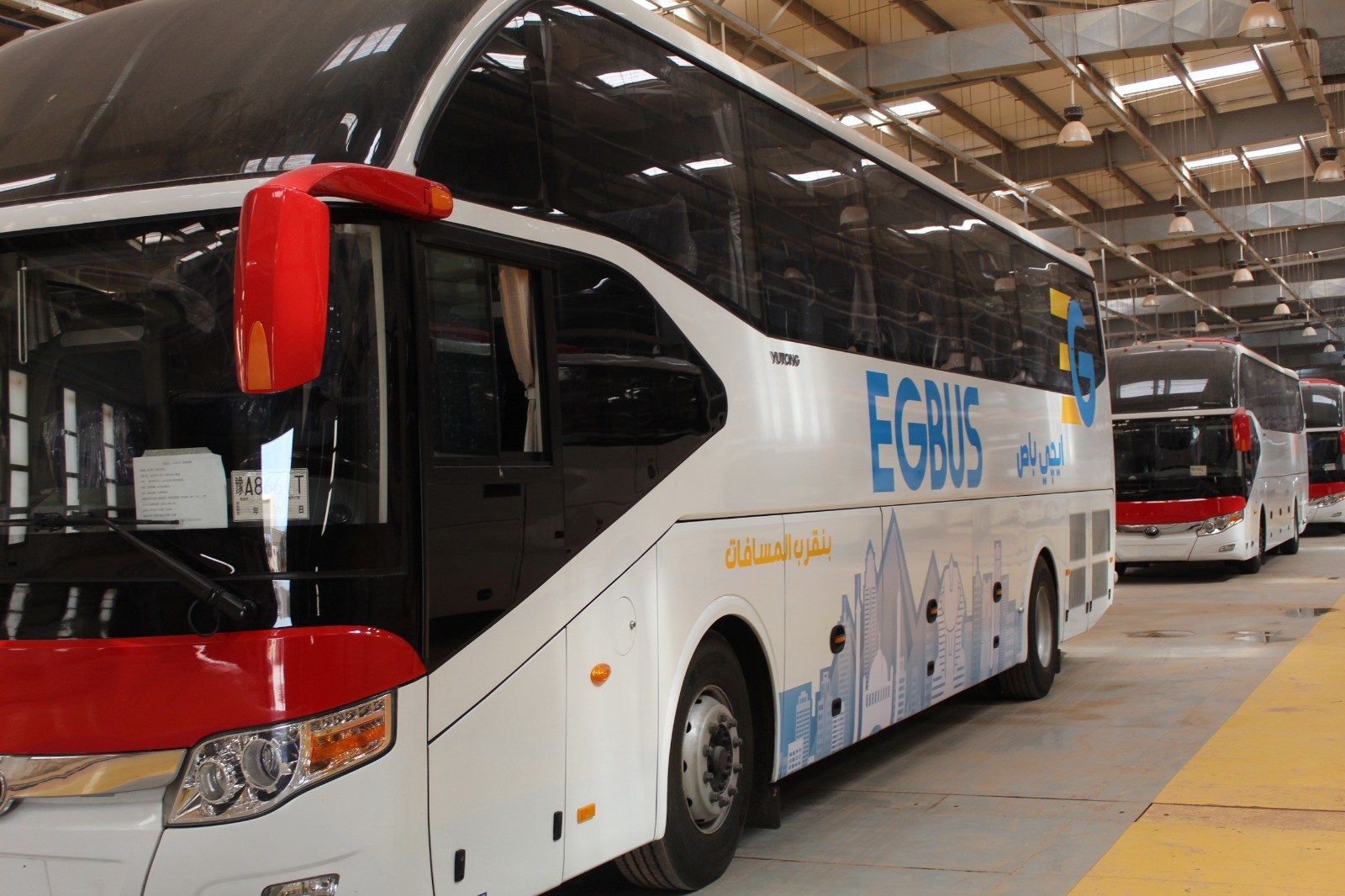 529 أتوبيس وميني باص جديد تدعم أسطول النقل المصري