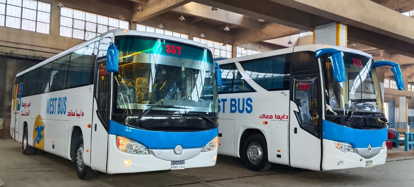 529 أتوبيس وميني باص جديد تدعم أسطول النقل المصري