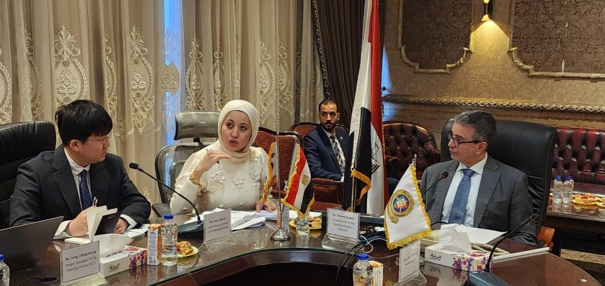 رئيس مصلحة الجمارك يستقبل وفد من الجمارك الكورية