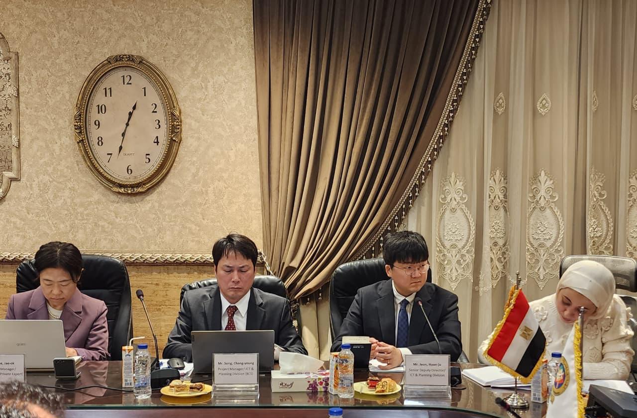 رئيس مصلحة الجمارك يستقبل وفد من الجمارك الكورية