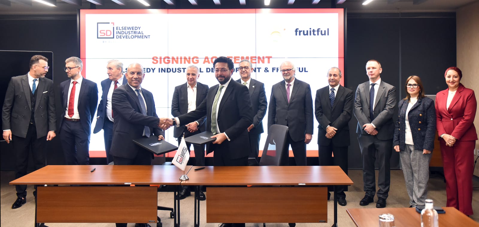 توقيع عقد بين السويدي للتنمية الصناعية و  Fruitful البولندية 