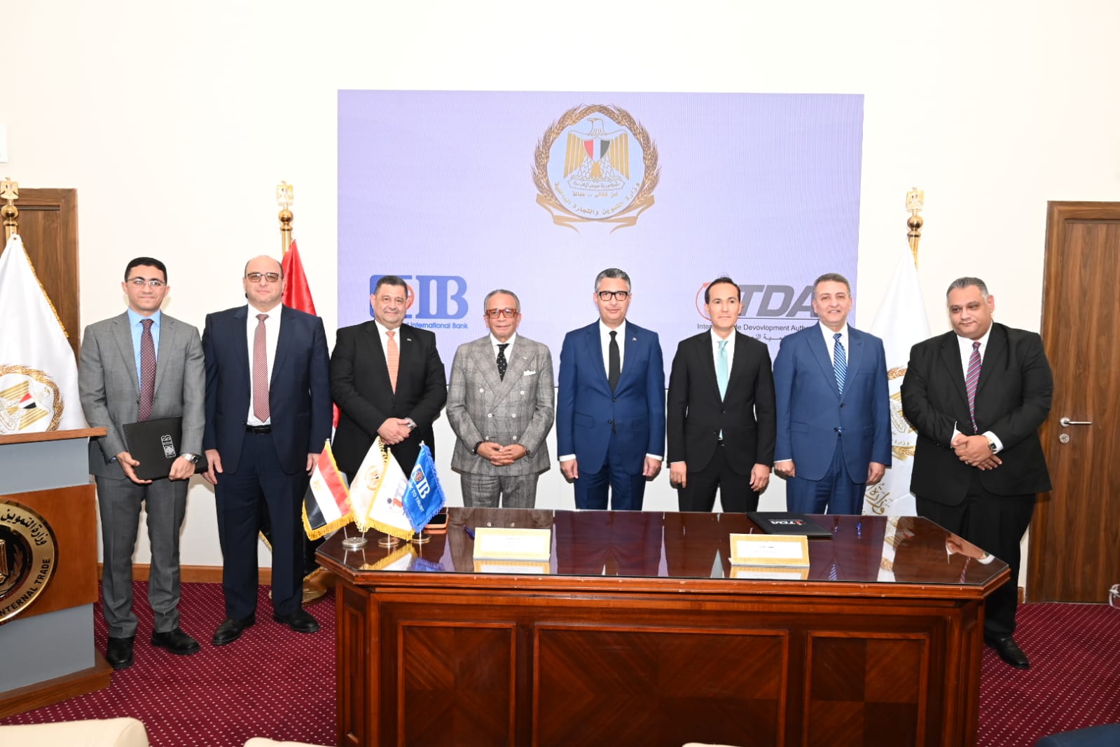 توقيع بروتوكول تعاون بين جهاز تنمية التجارة الداخلية وCIB