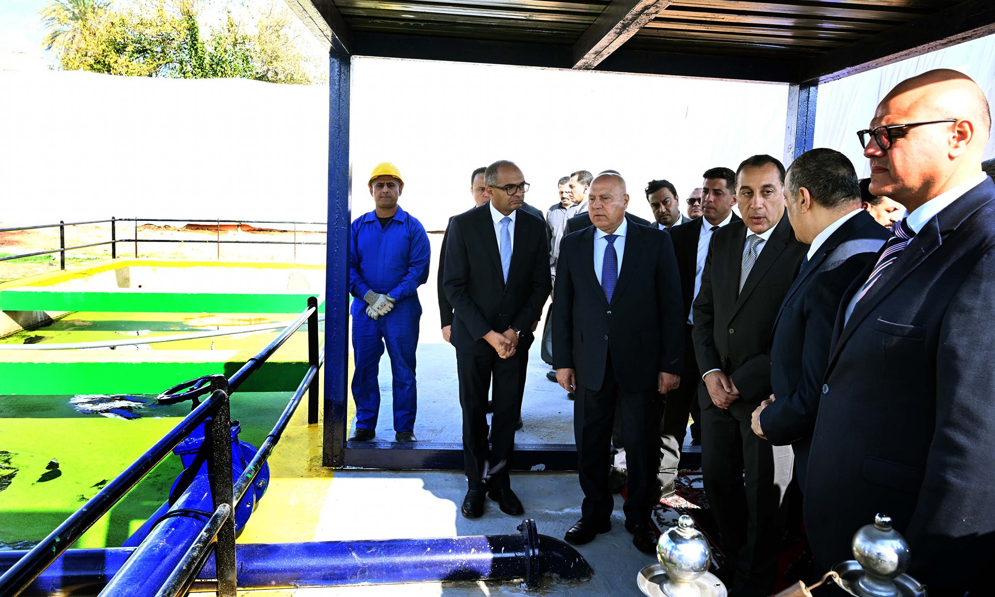 رئيس الوزراء يفتتح مصنع إنتاج الطلمبات الغاطسة