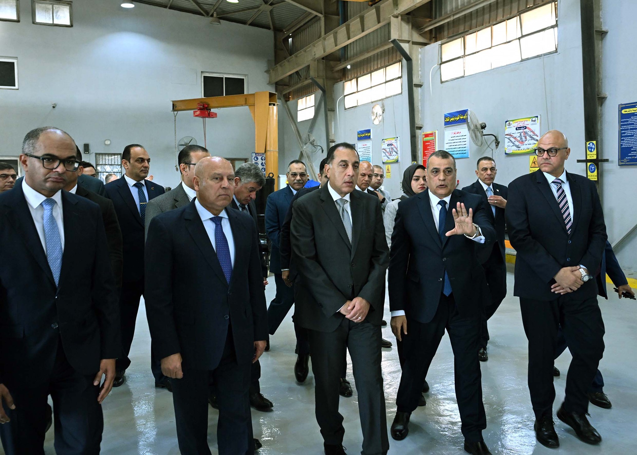 رئيس الوزراء يفتتح مصنع إنتاج الطلمبات الغاطسة