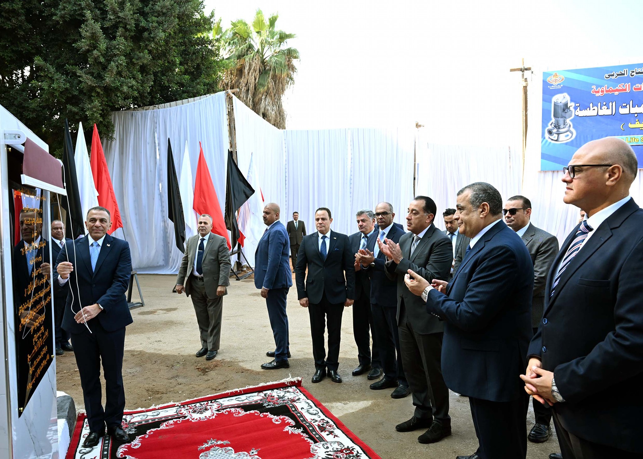 رئيس الوزراء يفتتح مصنع إنتاج الطلمبات الغاطسة