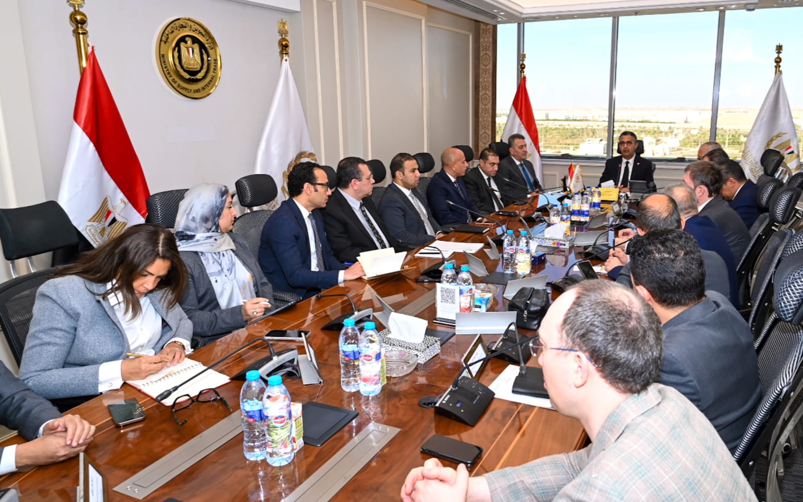 وزير التموين يتابع منظومة تتبع السلع الأساسية