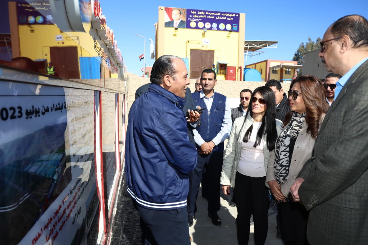 افتتاح محطة المعالجة الثلاثية للصرف الصحي بالهجارسة بسوهاج