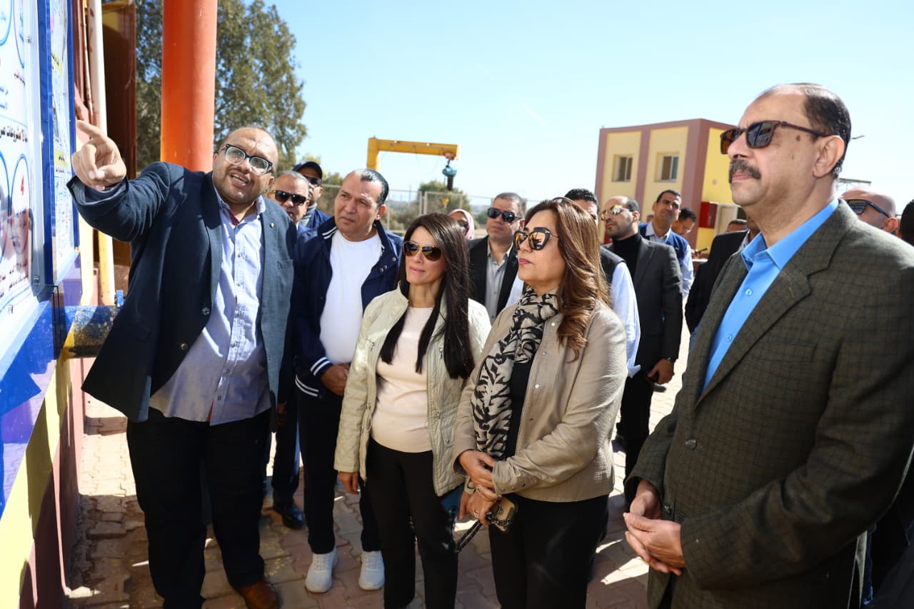 افتتاح محطة المعالجة الثلاثية للصرف الصحي بالهجارسة بسوهاج