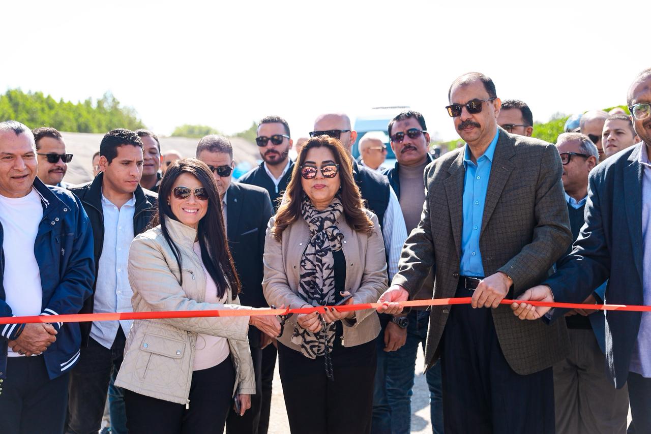 افتتاح محطة المعالجة الثلاثية للصرف الصحي بالهجارسة بسوهاج