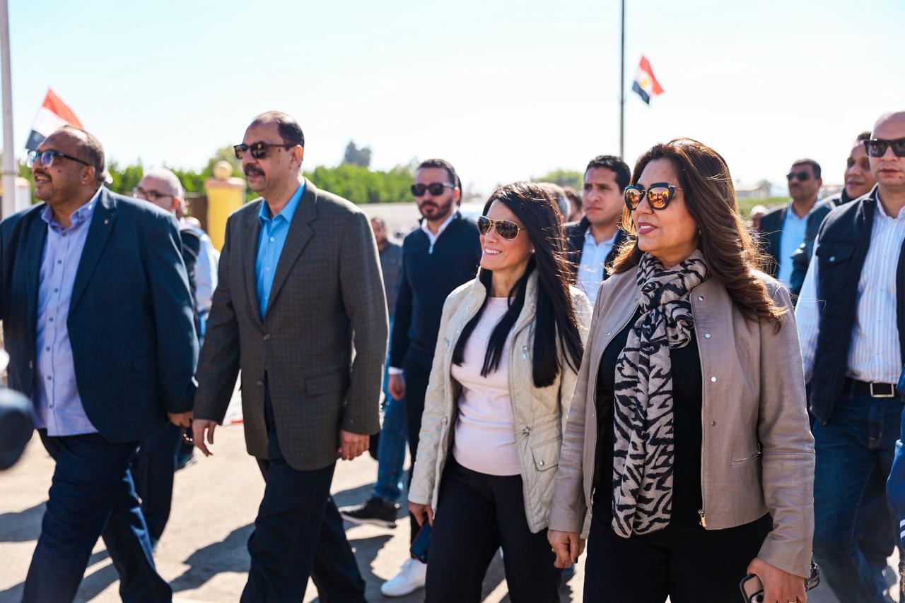 افتتاح محطة المعالجة الثلاثية للصرف الصحي بالهجارسة بسوهاج