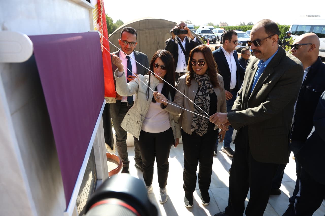 افتتاح محطة المعالجة الثلاثية للصرف الصحي بالهجارسة بسوهاج