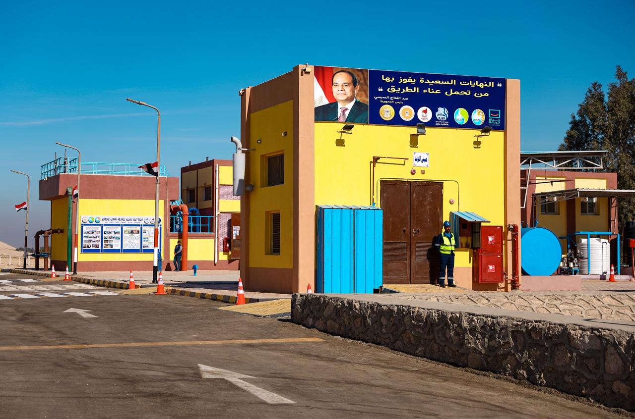 افتتاح محطة المعالجة الثلاثية للصرف الصحي بالهجارسة بسوهاج