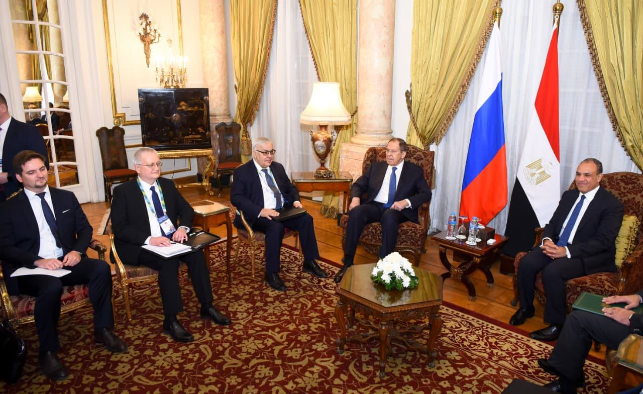 وزير «الخارجية» يبحث تعزيز العلاقات التجارية والاقتصادية بين مصر و روسيا
