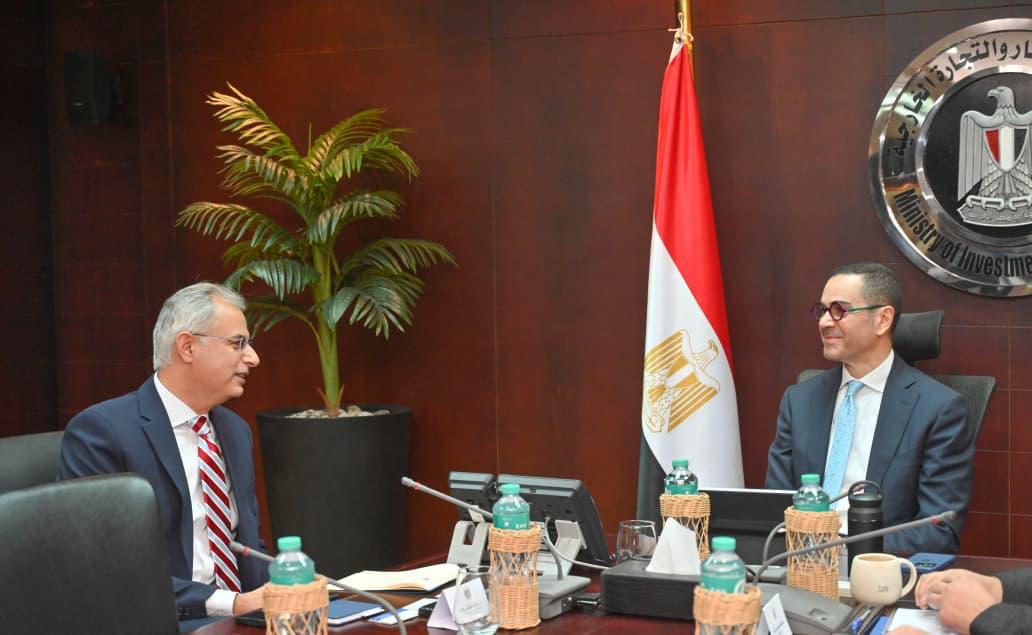 وزير الاستثمار يلتقي الرئيس التنفيذي لشركة باور إيديسون