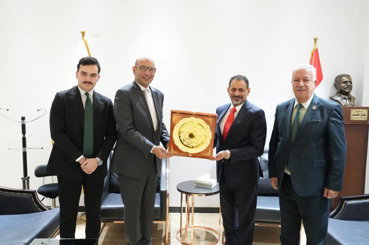 رئيس المكتب التجاري المصري يلتقي بعدد من القيادات العراقية