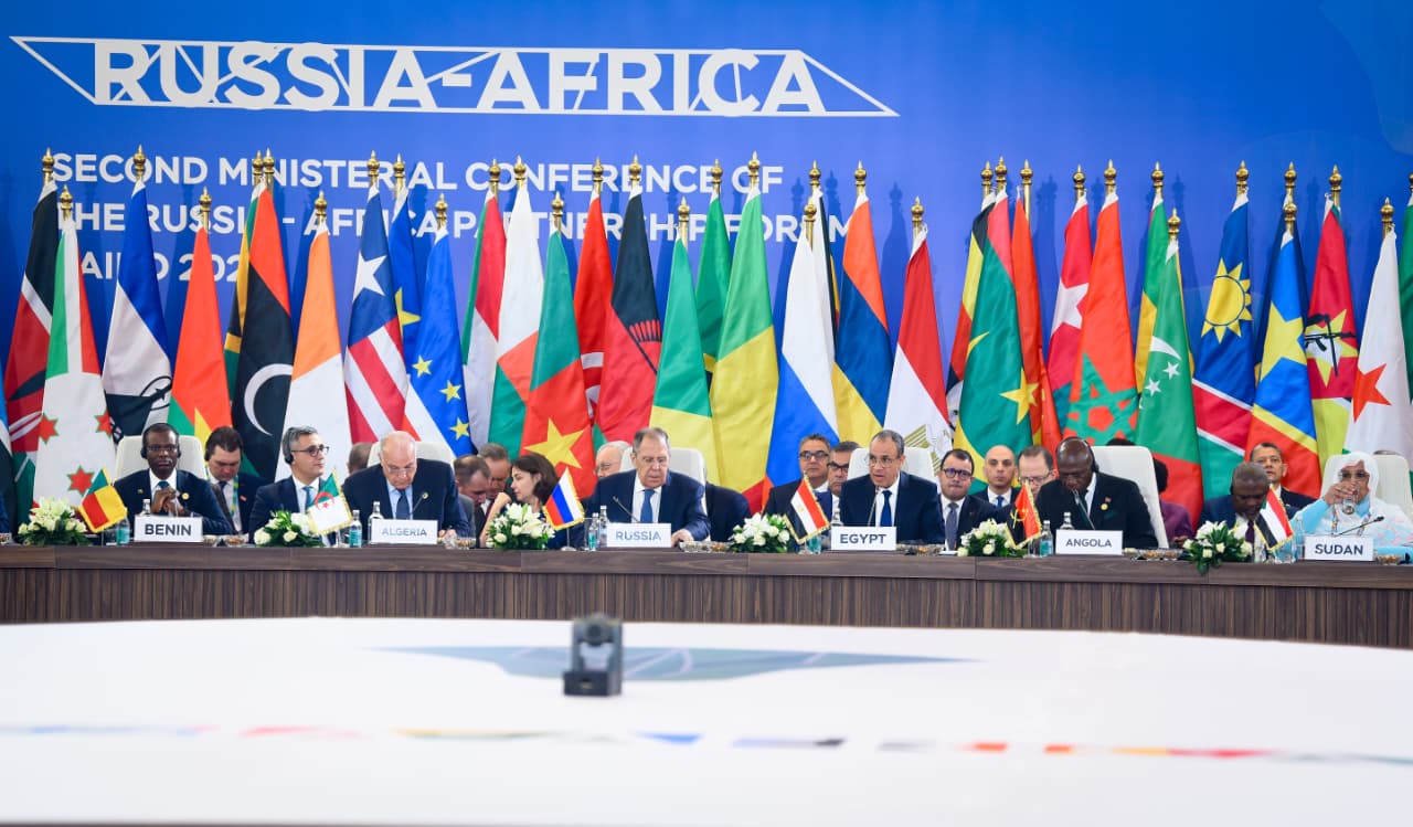 افتتاح أعمال المؤتمر الوزاري الثاني لمنتدى الشراكة الروسية-الأفريقية