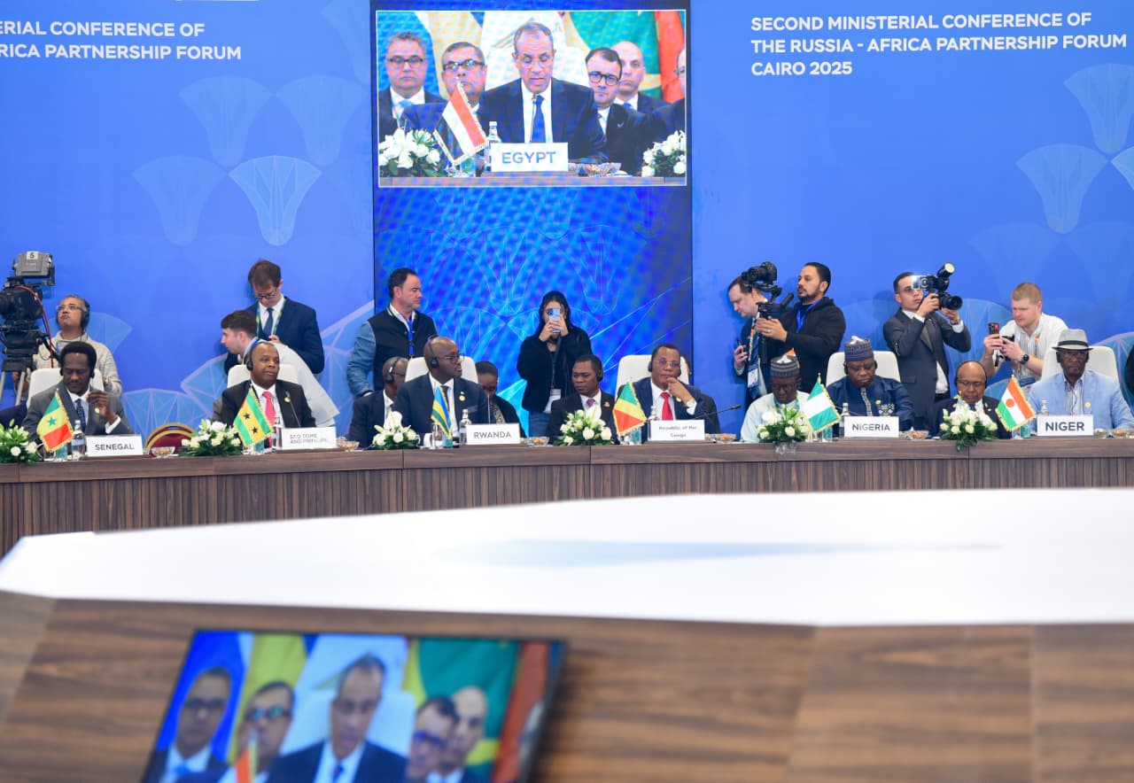 افتتاح أعمال المؤتمر الوزاري الثاني لمنتدى الشراكة الروسية-الأفريقية