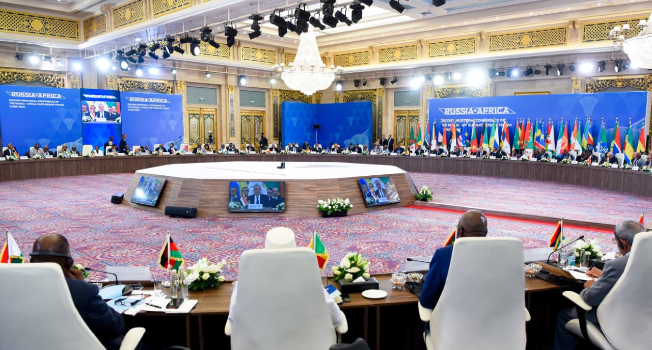 افتتاح أعمال المؤتمر الوزاري الثاني لمنتدى الشراكة الروسية-الأفريقية