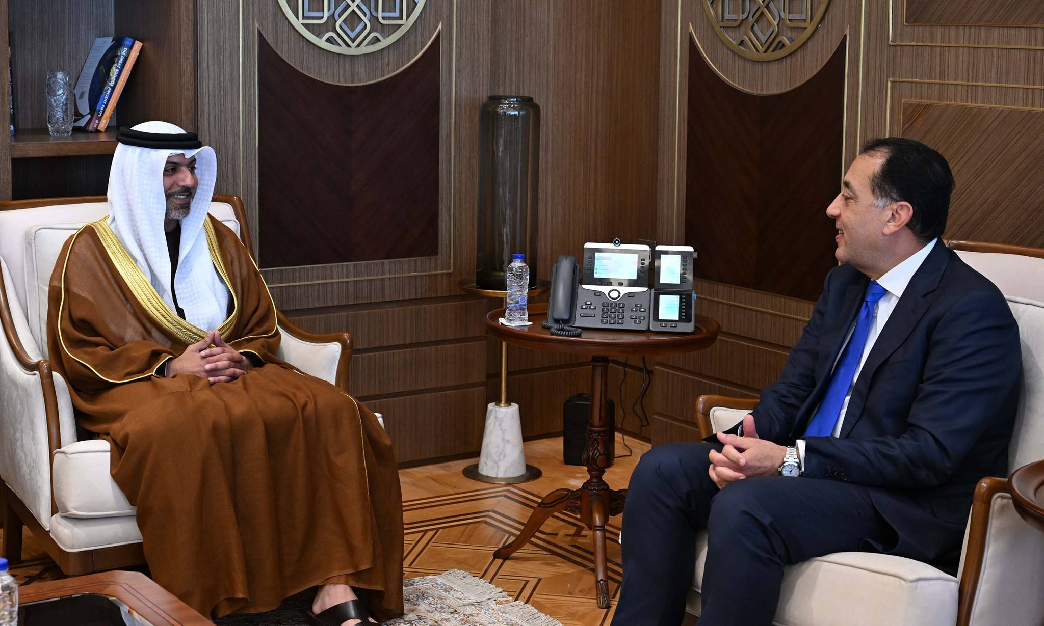 رئيس الوزراء يستقبل سفير دولة الإمارات لدى مصر