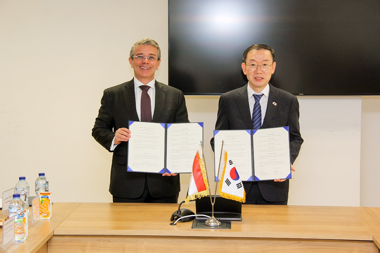 الجمارك توقّع مذكرة تفاهم مع نظيرتها الكورية