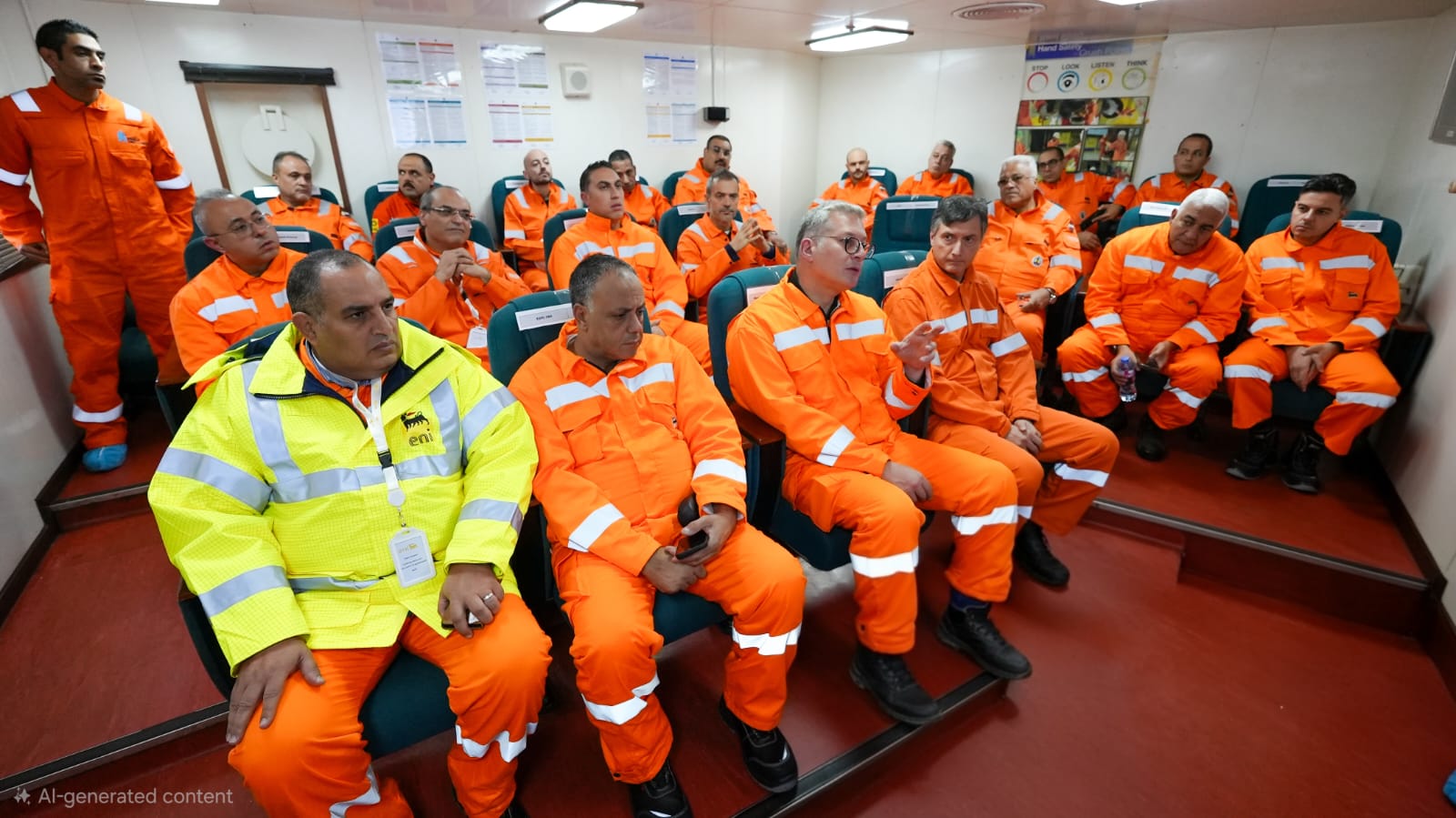 وزير البترول يتفقد حفر أول بئر ببرنامج إيني الإيطالية