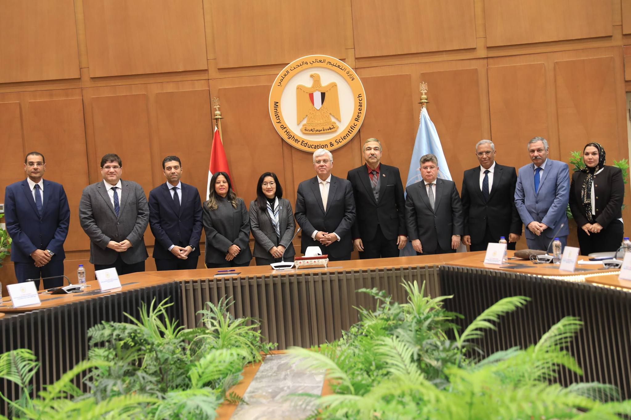 توقيع اتفاق ثلاثي بين التعليم العالي والخارجية وبرنامج الأمم المتحدة 