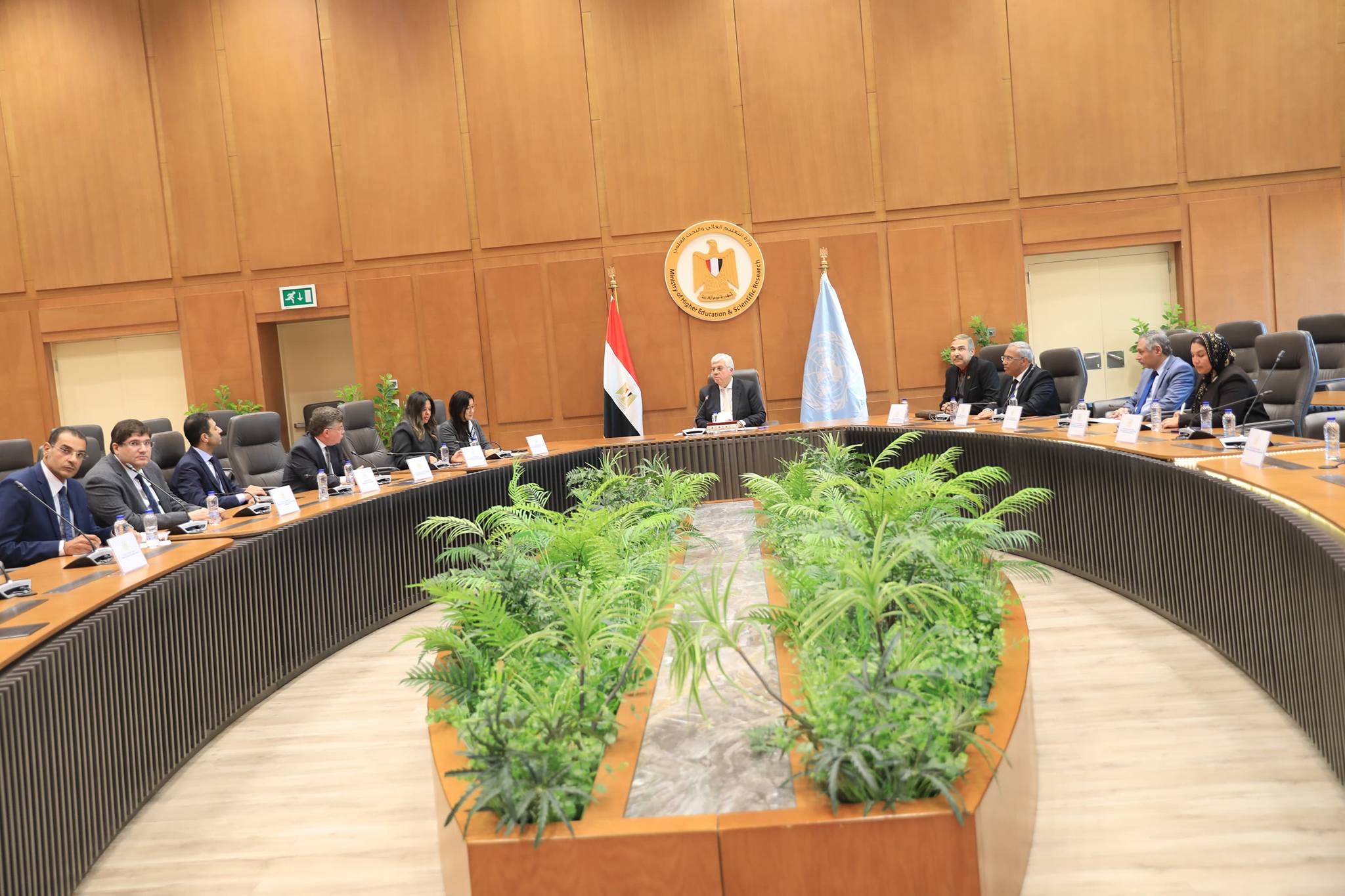 توقيع اتفاق ثلاثي بين التعليم العالي والخارجية وبرنامج الأمم المتحدة 