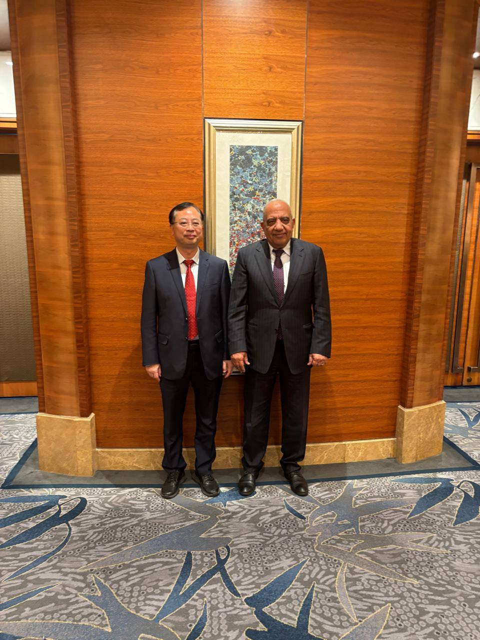 وزير الكهرباء يجتمع مع مجموعة شركات «صاني» الصينية