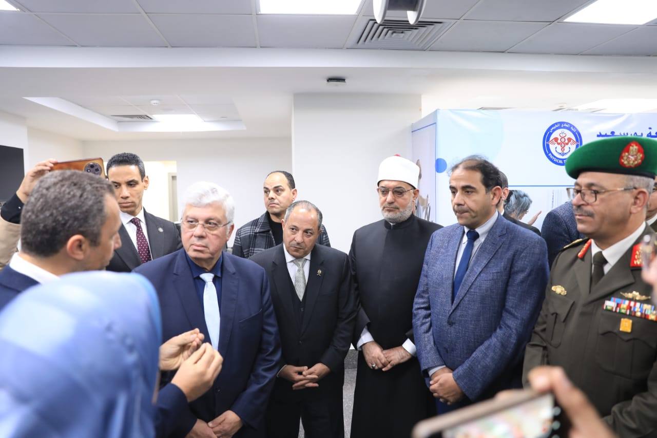 افتتاح مستشفى جامعة بورسعيد