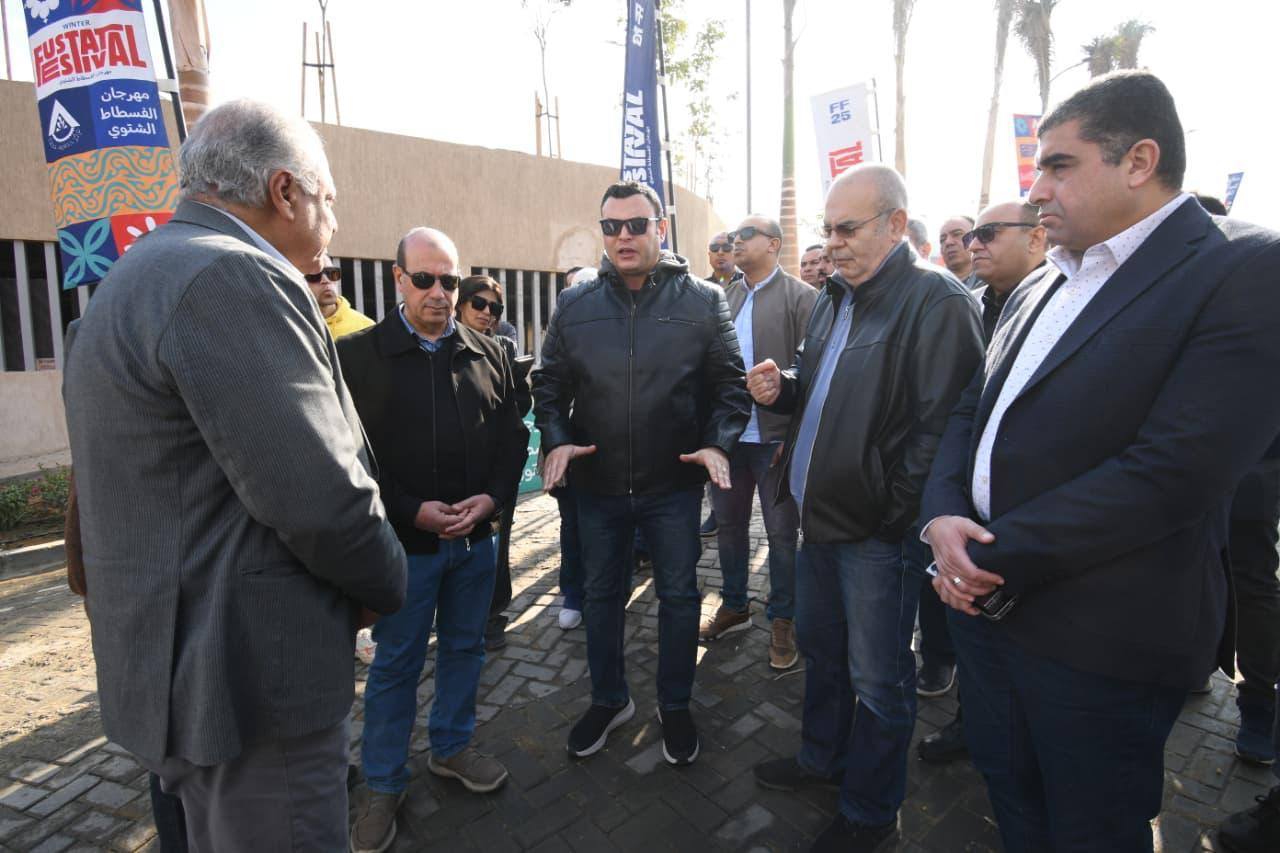 وزير الإسكان يتفقد مشروع حدائق تلال الفسطاط بمحافظة القاهرة