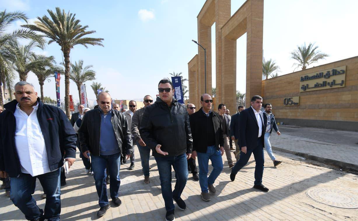 وزير الإسكان يتفقد مشروع حدائق تلال الفسطاط بمحافظة القاهرة