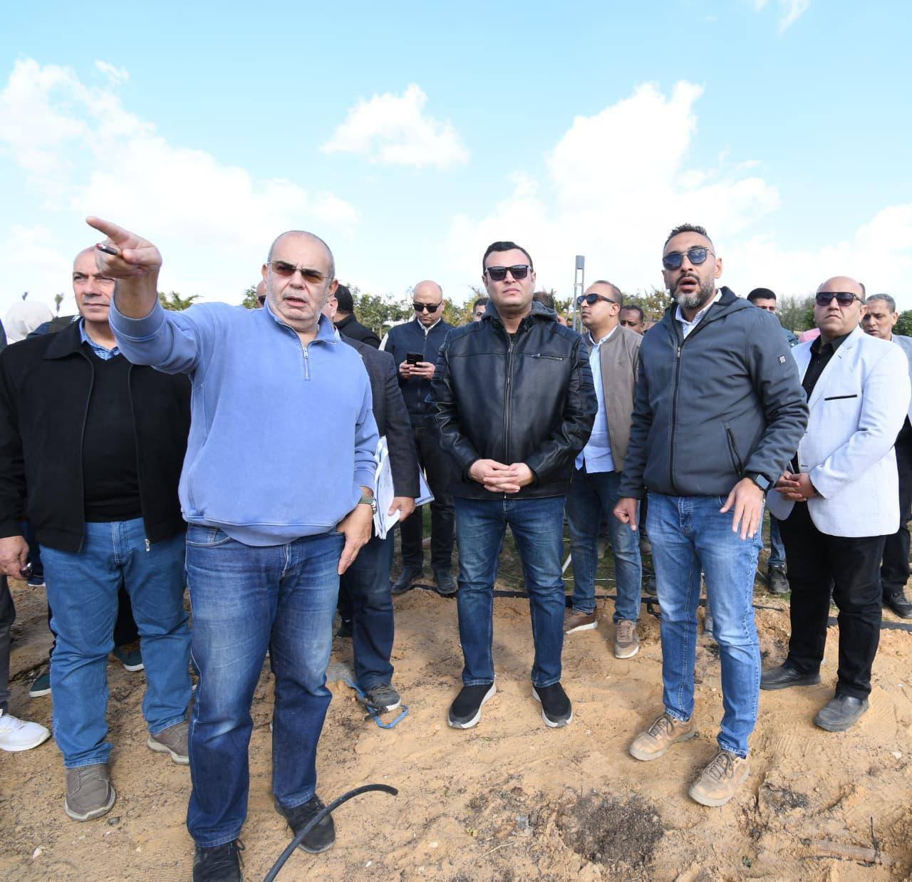 وزير الإسكان يتفقد مشروع حدائق تلال الفسطاط بمحافظة القاهرة