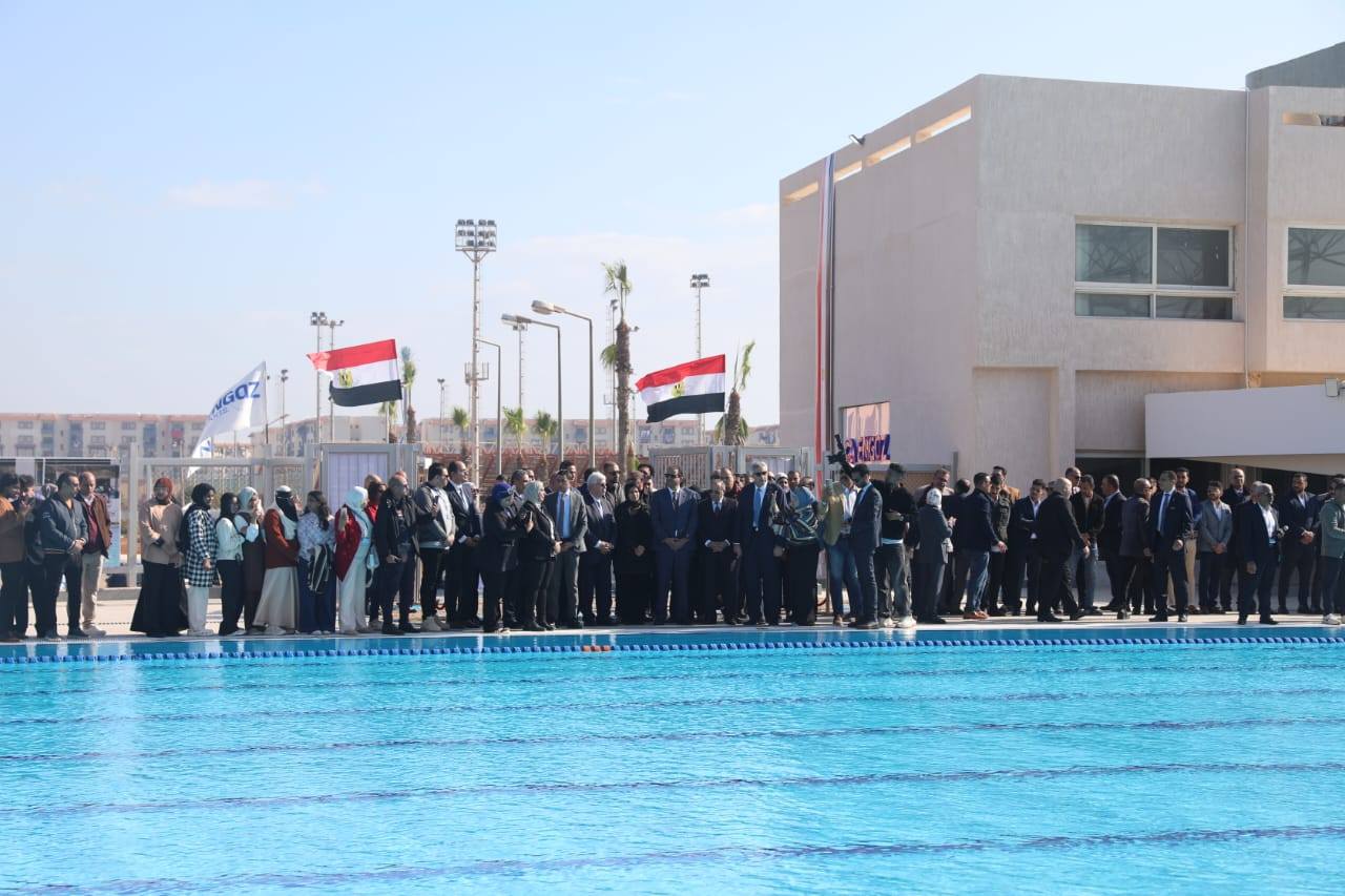 افتتاح مشروعات تعليمية وخدمية بجامعة بورسعيد